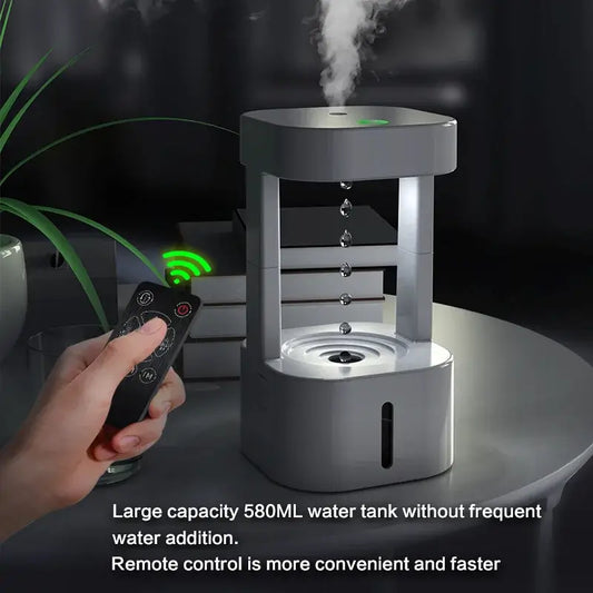 Stylish Anti-Gravity Water Drop Humidifier for home