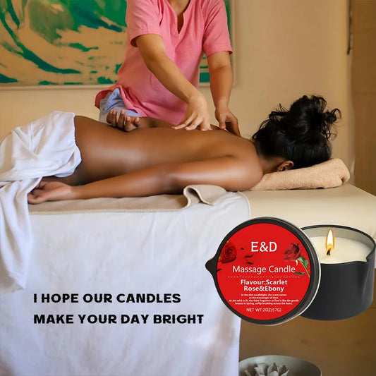 E&D Massage Scented Oil Candle