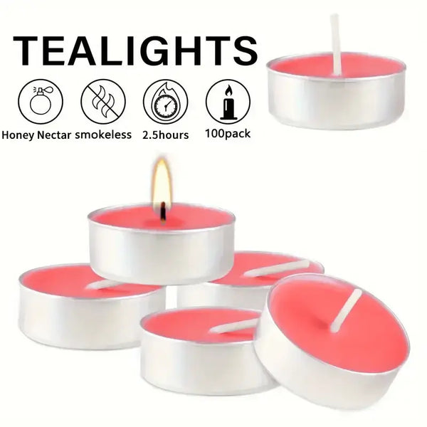 Honey Tealight Candles® with natural beeswax scent