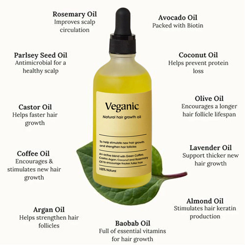 Veganic Natural Hair Growth & Scalp Oil