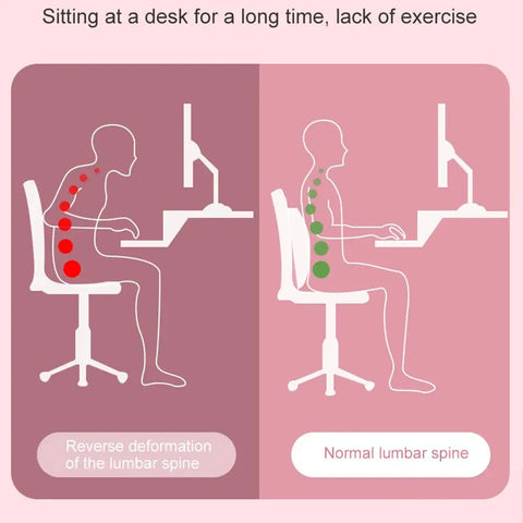 Back stretcher pillow for lumbar and neck support