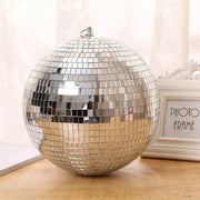glittering mirror disco ball hanging decoration 2024