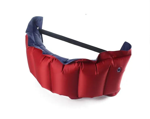 Adjustable inflatable swimming belt waist for safety