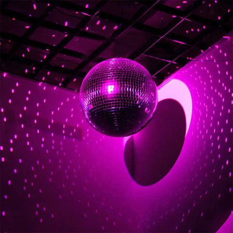 glittering mirror disco ball hanging decoration 2024
