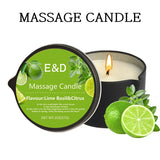 E&D Massage Scented Oil Candle