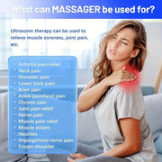 neck massager with 8 massage modes and rechargeable battery