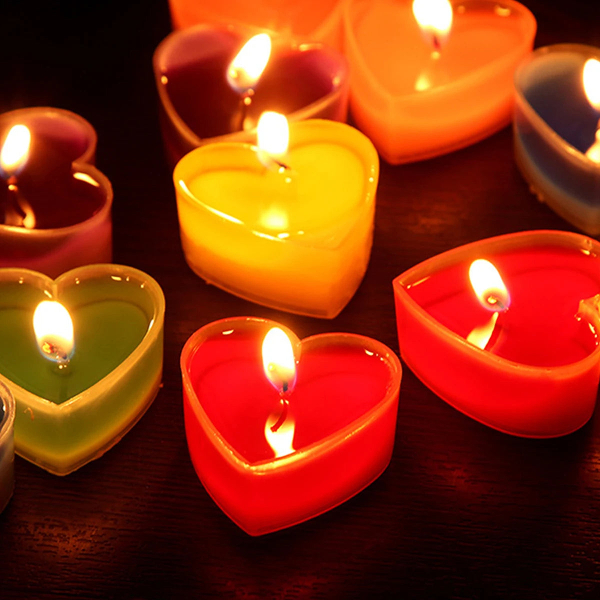 Heart-Shaped Scented Candles