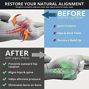 Ergonomic leg support pillow for better posture