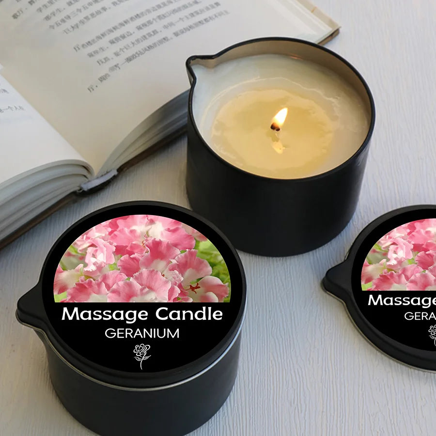 E&D Massage Scented Oil Candle