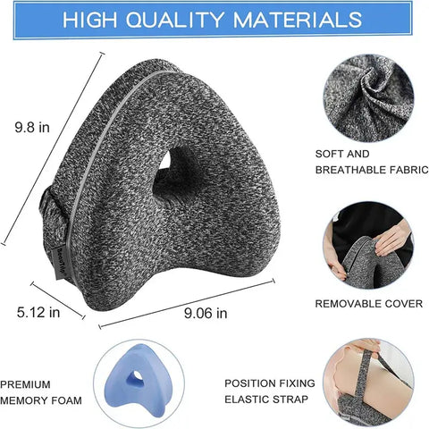 Ergonomic leg support pillow for better posture