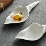 Elegant ceramic dinner plate featuring flower pattern