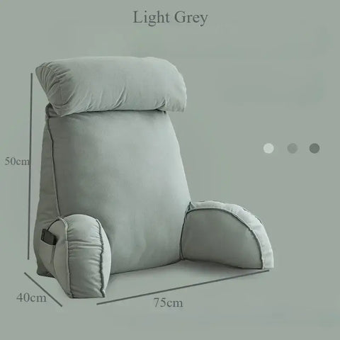 Reading pillow with large back support