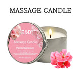 E&D Massage Scented Oil Candle