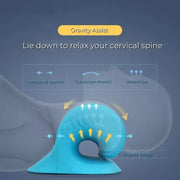 Multifunctional neck massager pillow for home and travel