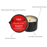 E&D Massage Scented Oil Candle