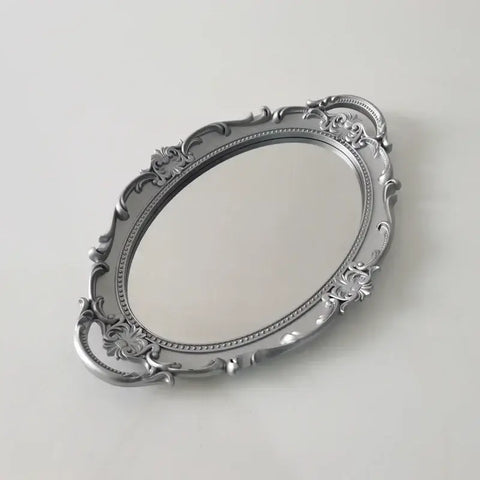 Hand-painted European ceramic decorative plate with traditional patterns