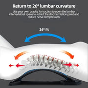 Portable back stretcher for spine alignment therapy