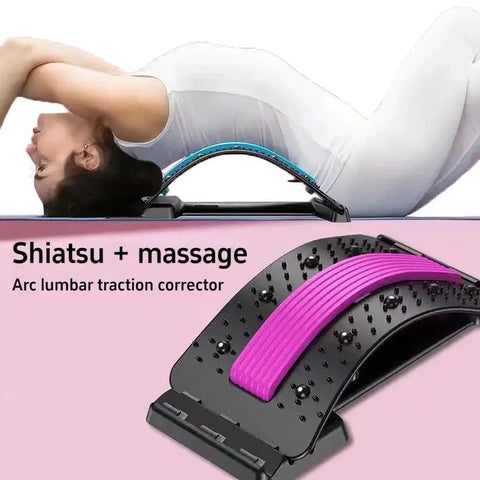 Portable back stretcher for spine alignment therapy