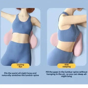 Memory foam lumbar cushion for lower back support