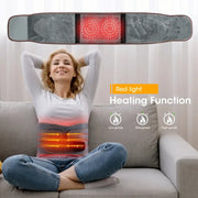 Inflatable lumbar support belt for lower back pain relief