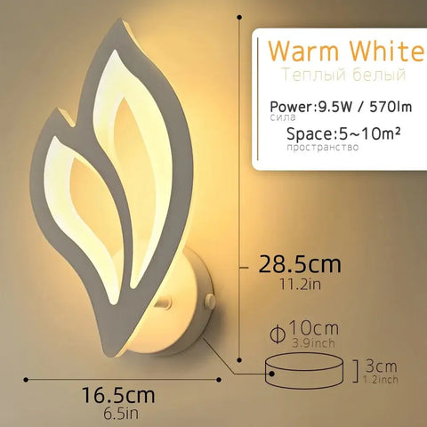 LED wall lamp indoor lighting living room study