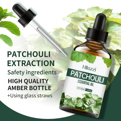 Aromatherapy patchouli essential oil for massage