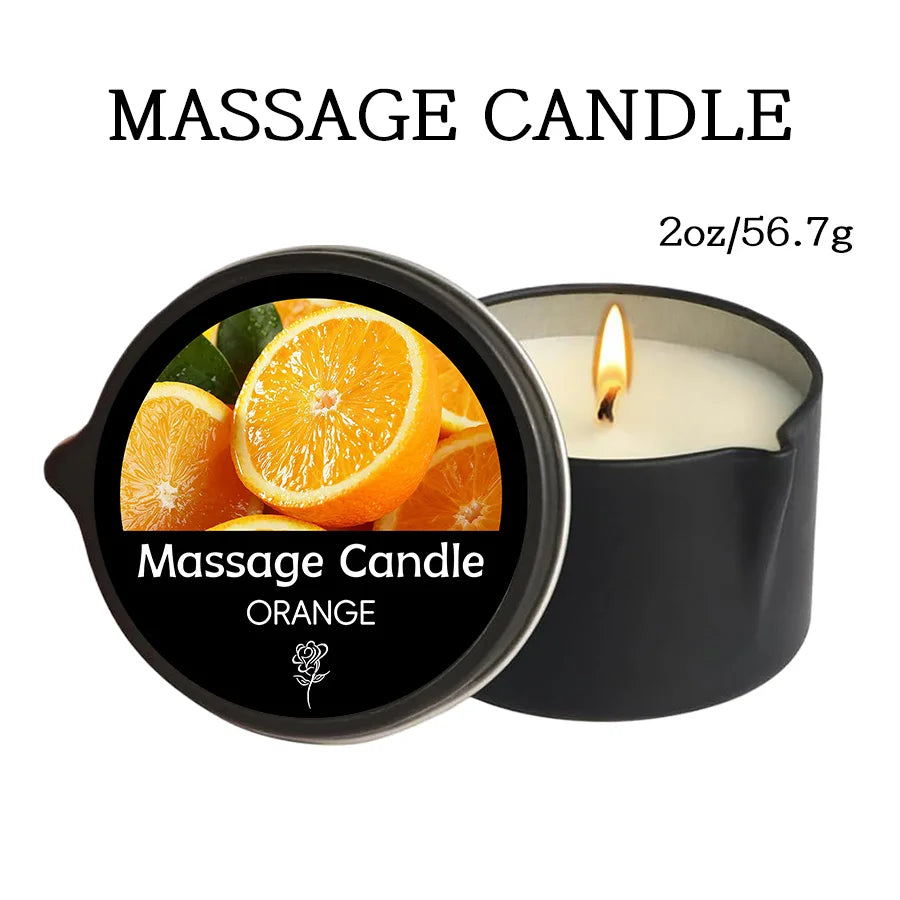 E&D Massage Scented Oil Candle