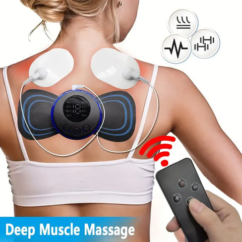neck massager with 8 massage modes and rechargeable battery
