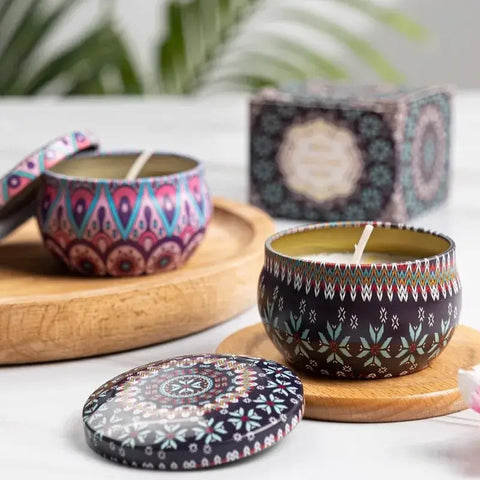 Retro Flowers Natural Scented Candles Scented Dried Flower