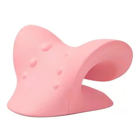Comfortable neck pillow with built-in massage nodes