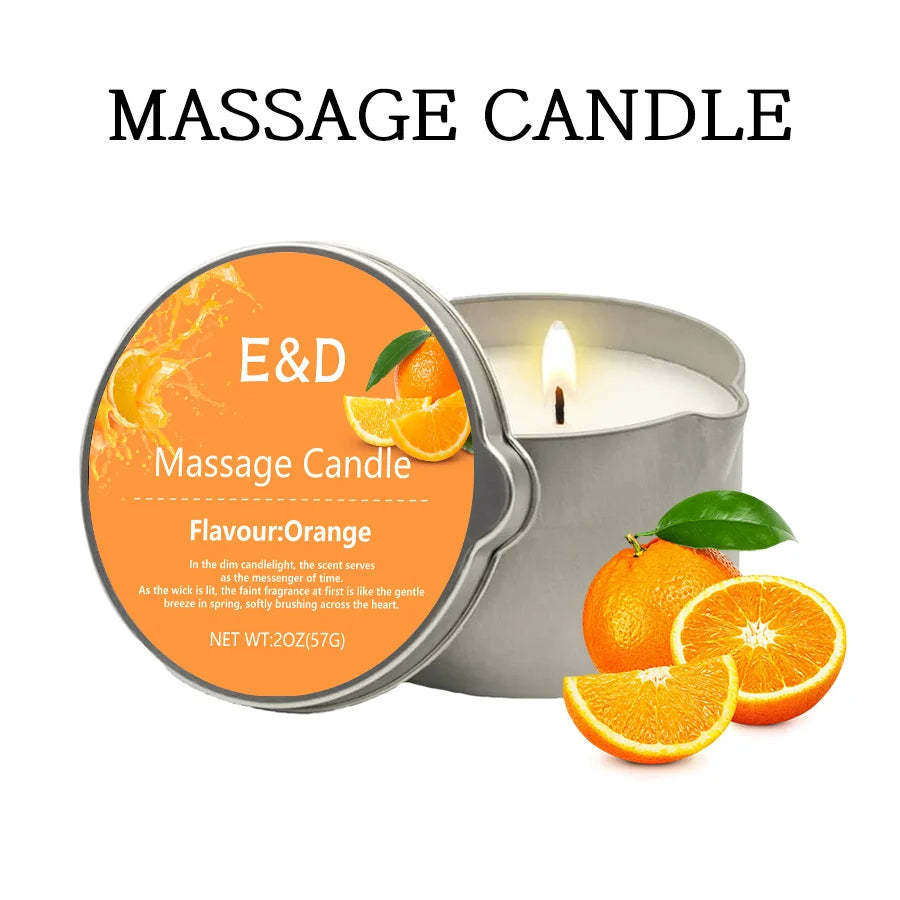 E&D Massage Scented Oil Candle