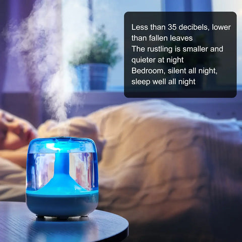 Home air humidifier 650ML capacity with essential oil
