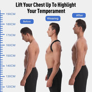 Unisex back straightener for upper spine support