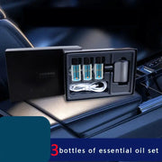 Stylish car aroma diffuser with essential oil scent