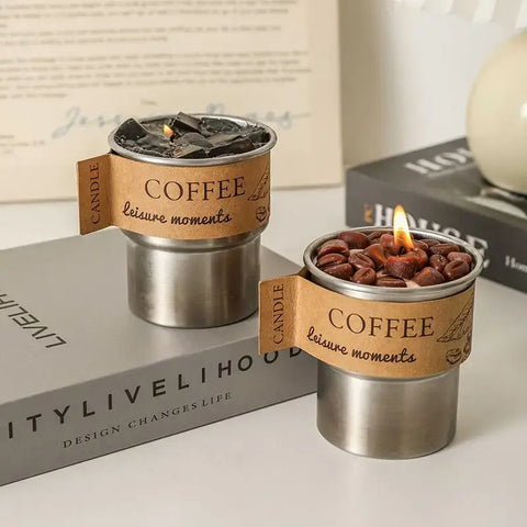 Coffee Bean Scented Candle Premium Sense