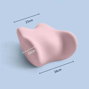Memory foam lumbar cushion for lower back support