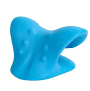 Comfortable neck pillow with built-in massage nodes