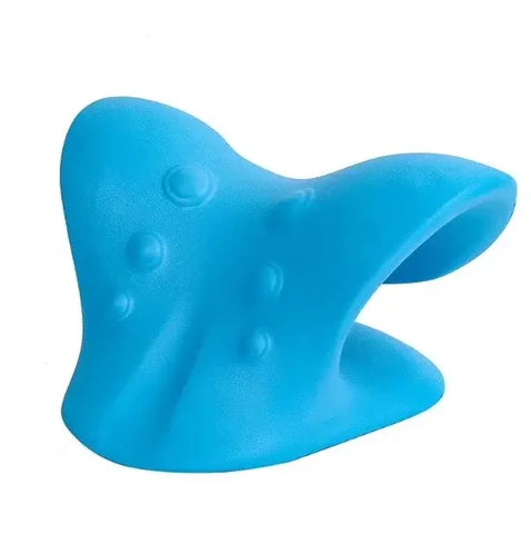 Comfortable neck pillow with built-in massage nodes