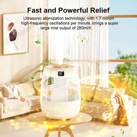 Essential oil compatible 1300ml air humidifier