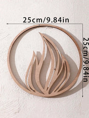 Rustic wooden wall hanging decoration