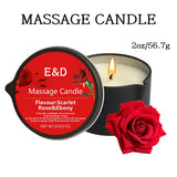 E&D Massage Scented Oil Candle