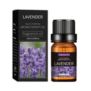 Lavender essential oil bottle for diffuser relaxation