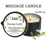 E&D Massage Scented Oil Candle