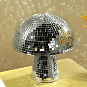 Decorative mushroom disco ball mirror for room decor