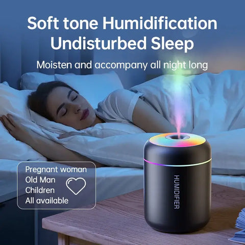 Compact USB Aroma Diffuser and Humidifier 180ML