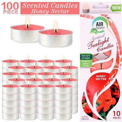 Honey Tealight Candles® with natural beeswax scent