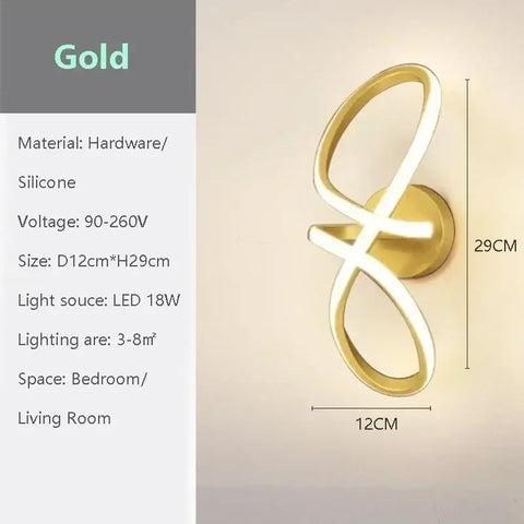 Modern LED Wall Lamps For Living Room Bedroom