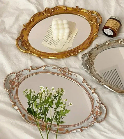 Hand-painted European ceramic decorative plate with traditional patterns