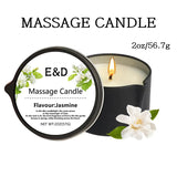 E&D Massage Scented Oil Candle