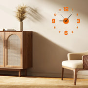 Creative Frameless DIY Wall Clock